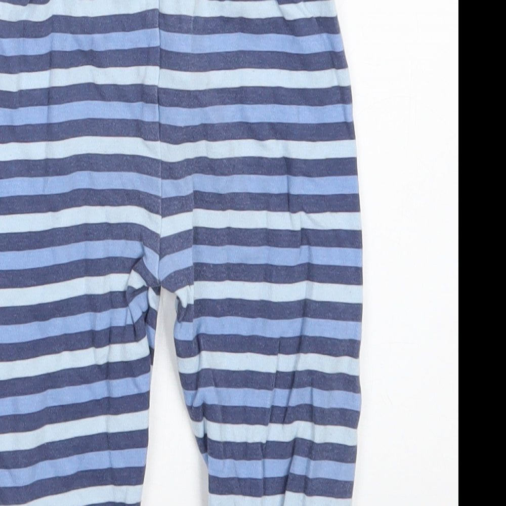 George Boys Blue Striped  Capri Pyjama Pants Size 9-12 Months