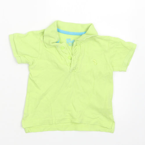 Earlydays Boys Green   Basic Polo Size 12-18 Months