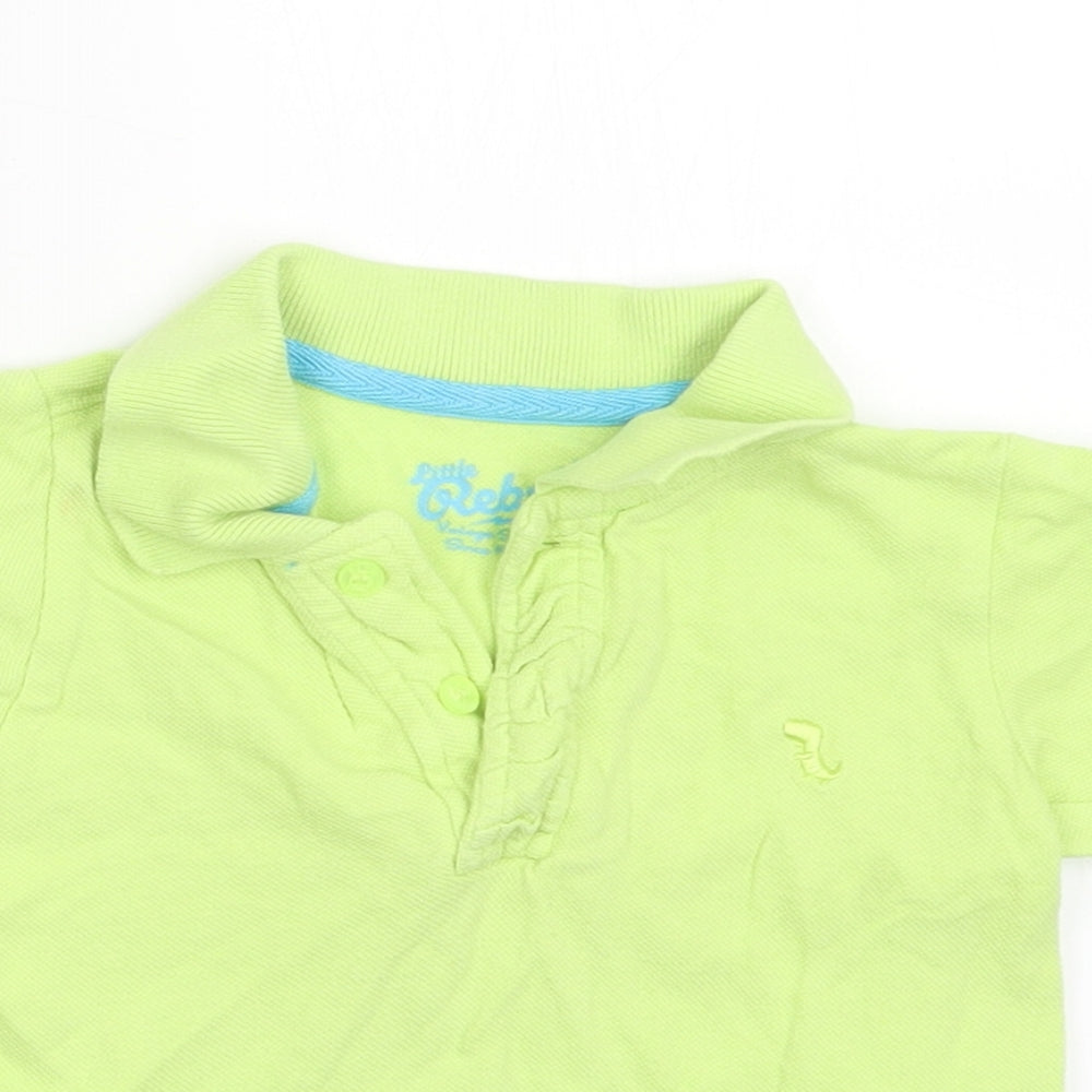 Earlydays Boys Green   Basic Polo Size 12-18 Months