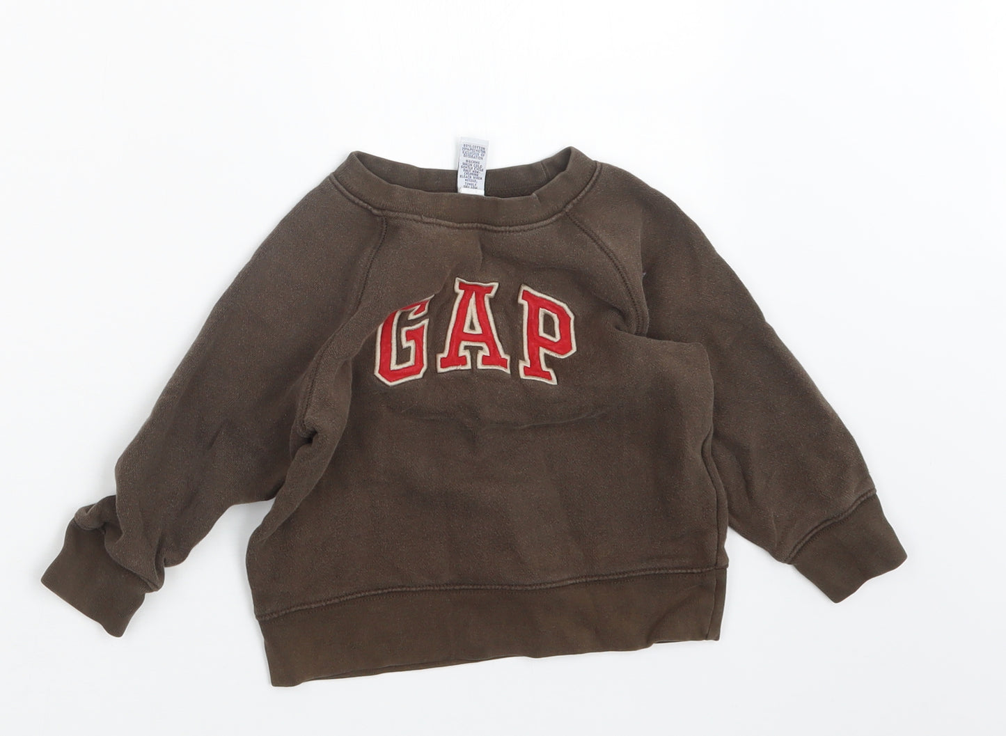 Gap Boys Brown   Pullover Jumper Size 3 Years