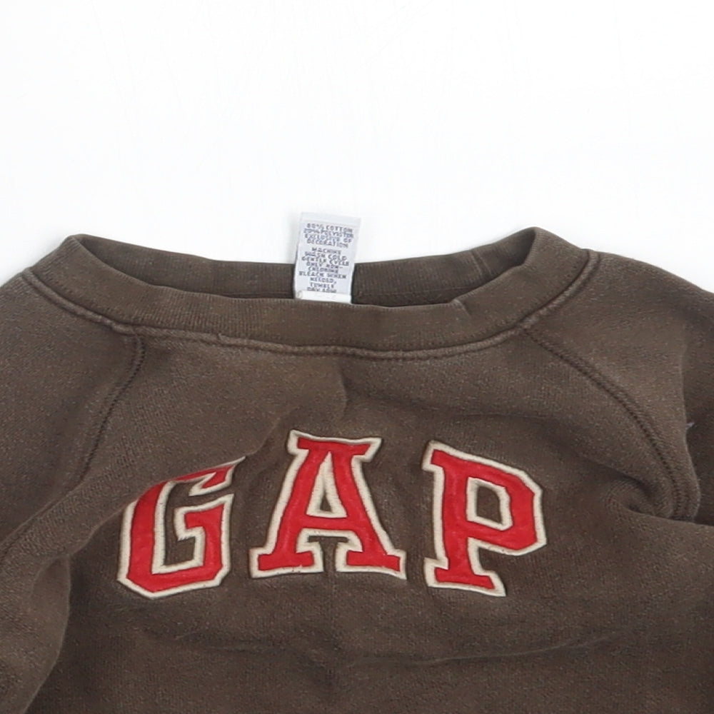 Gap Boys Brown   Pullover Jumper Size 3 Years