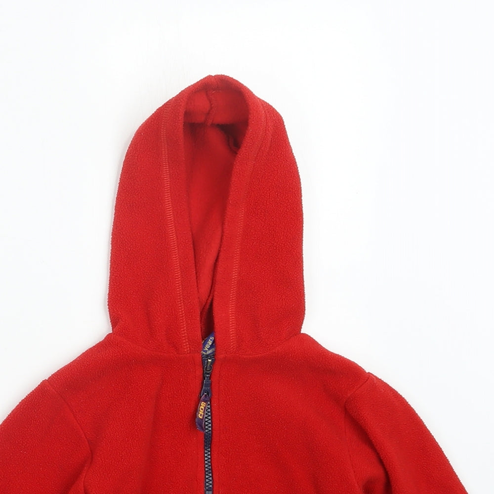 BHS Boys Red   Pullover Hoodie Size 2-3 Years  - Bob the Builder