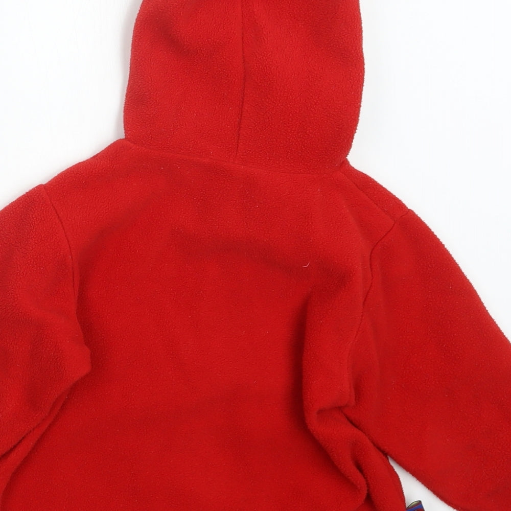BHS Boys Red   Pullover Hoodie Size 2-3 Years  - Bob the Builder