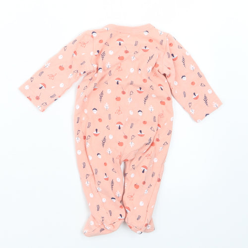 Sterling Girls Pink Geometric  Babydoll One Piece Size 0-3 Months