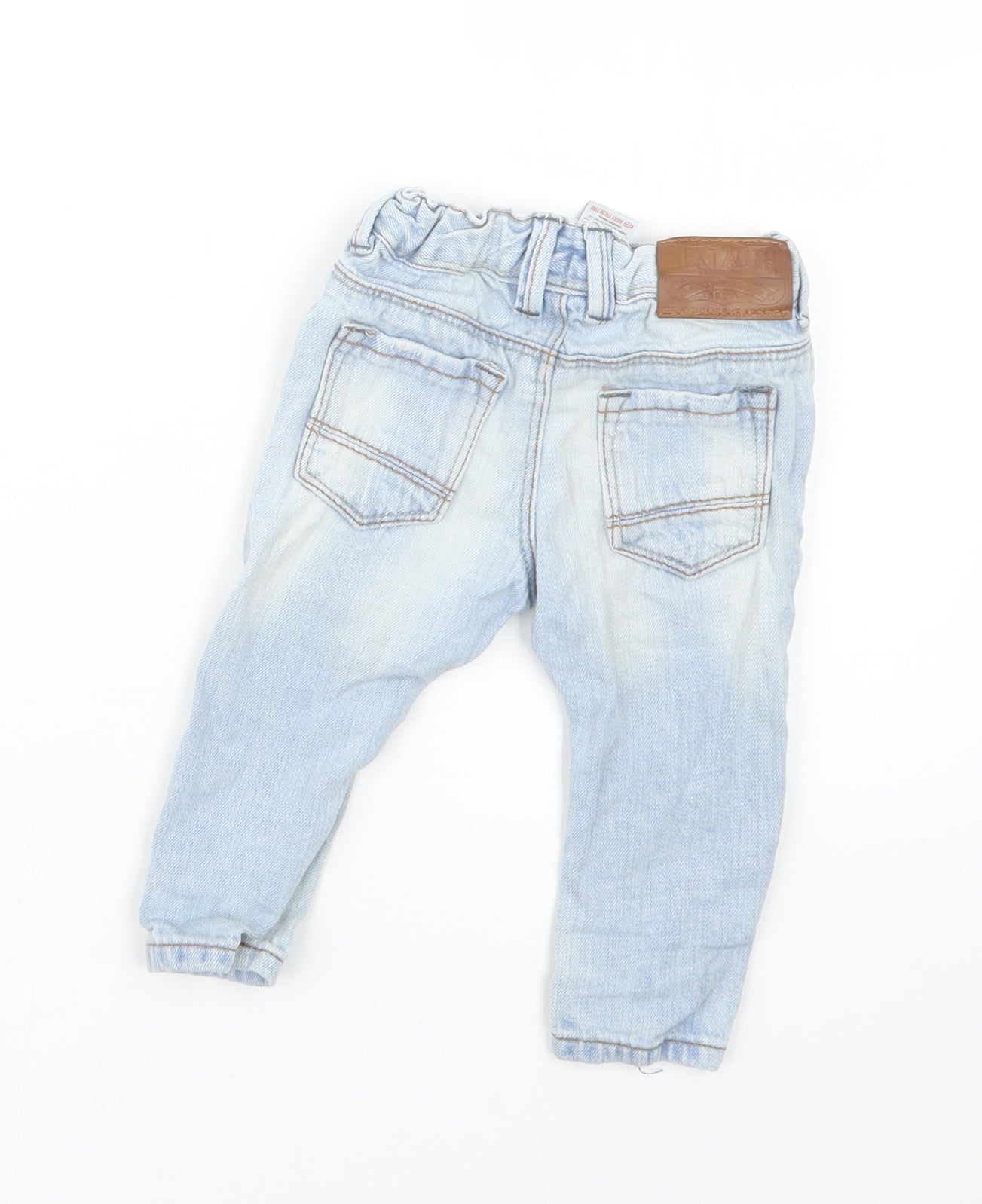 NEXT Boys Blue  Denim Cargo Jeans Size 3-6 Months