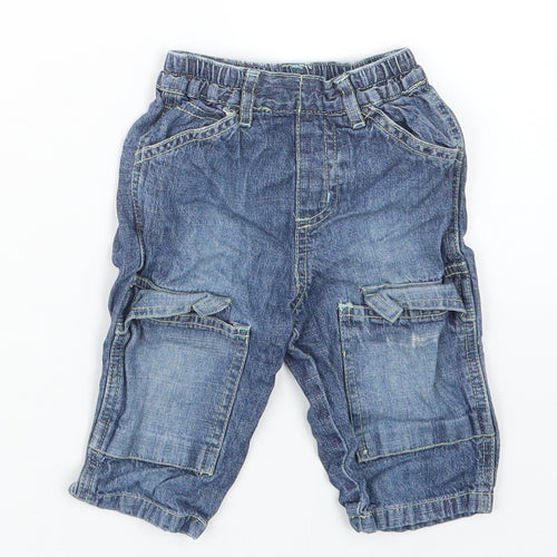 Baby Mac Boys Blue  Denim Capri Jeans Size 6-9 Months
