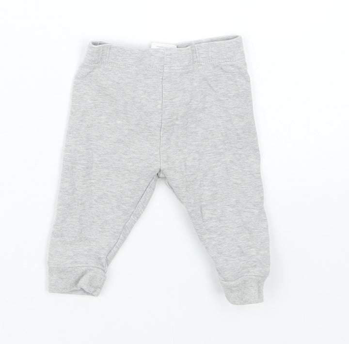 NEXT Girls Grey Capri Trousers Size 0-3 Months