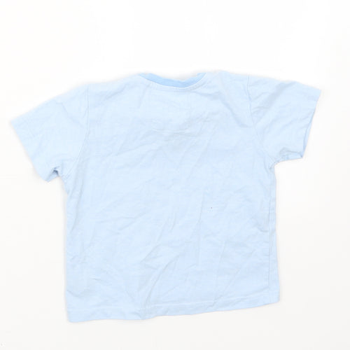 TU Boys Blue   Basic T-Shirt Size 9-12 Months