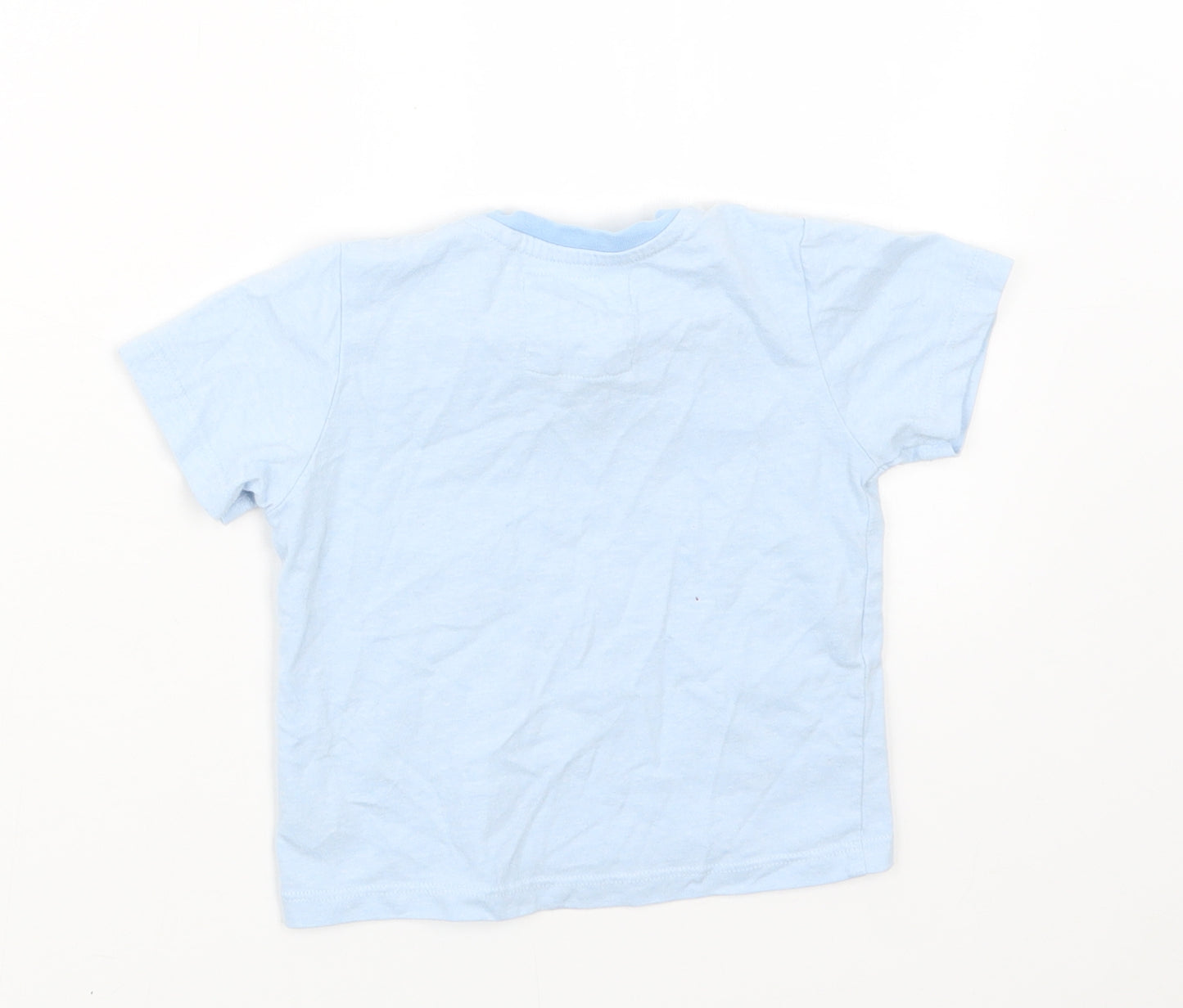 TU Boys Blue   Basic T-Shirt Size 9-12 Months
