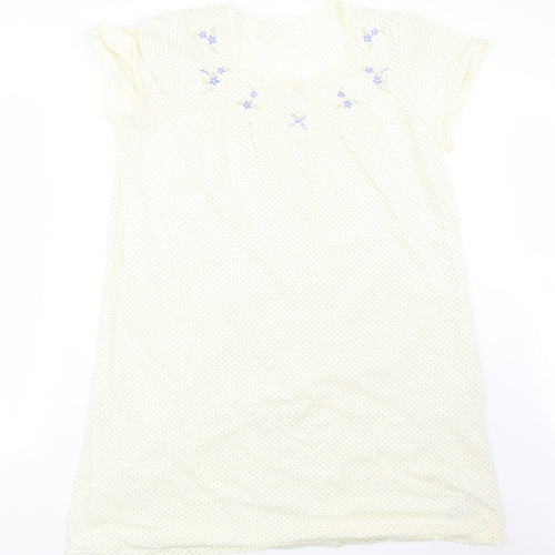 Marks and Spencer Womens Ivory Polka Dot  Top One Piece Size 12