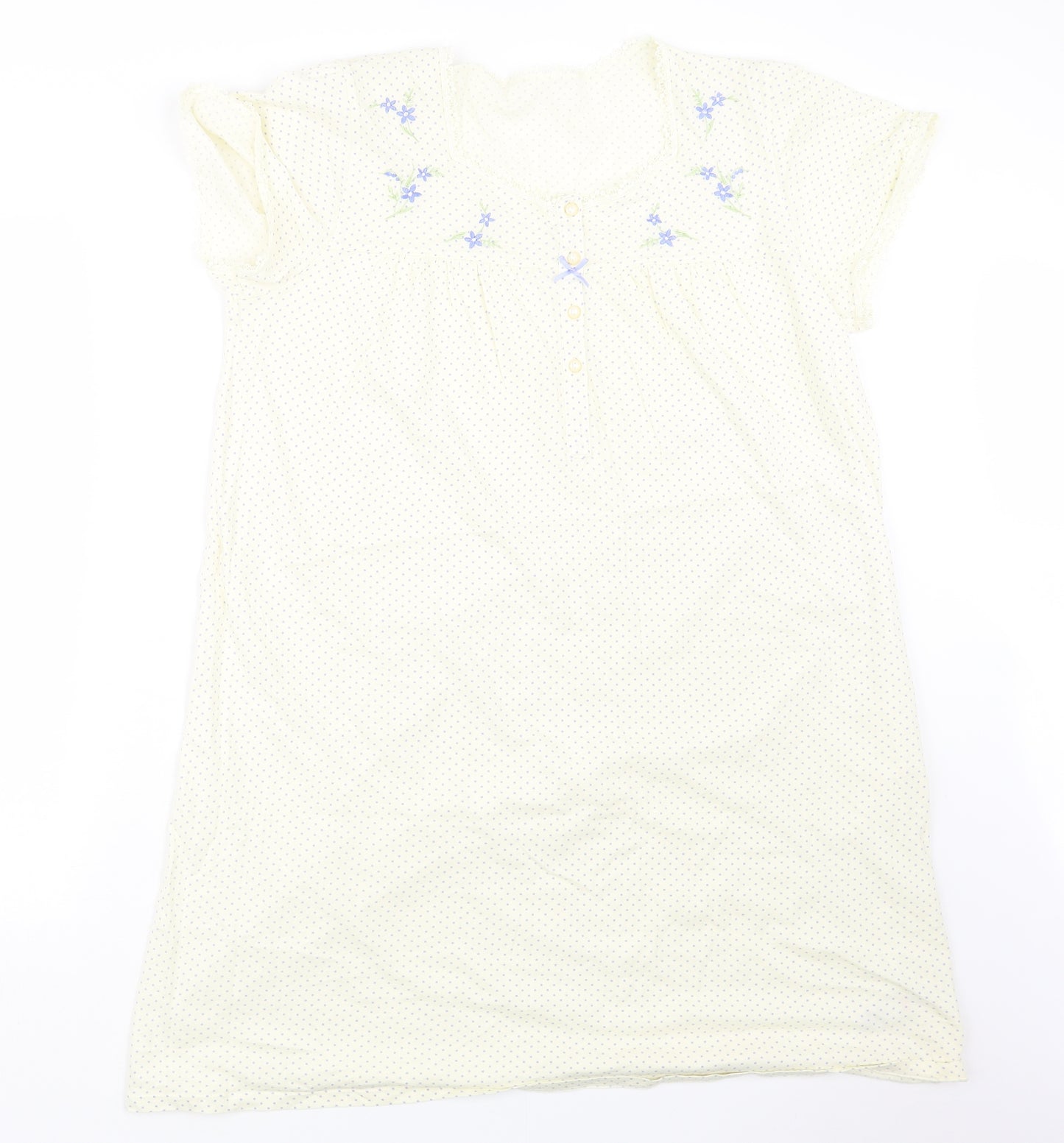 Marks and Spencer Womens Ivory Polka Dot  Top One Piece Size 12