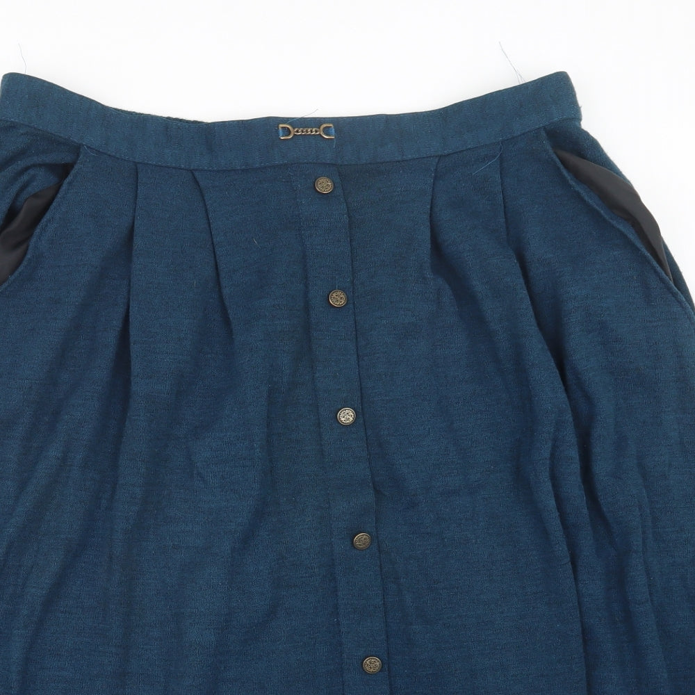 Preworn Womens Blue   A-Line Skirt Size 20