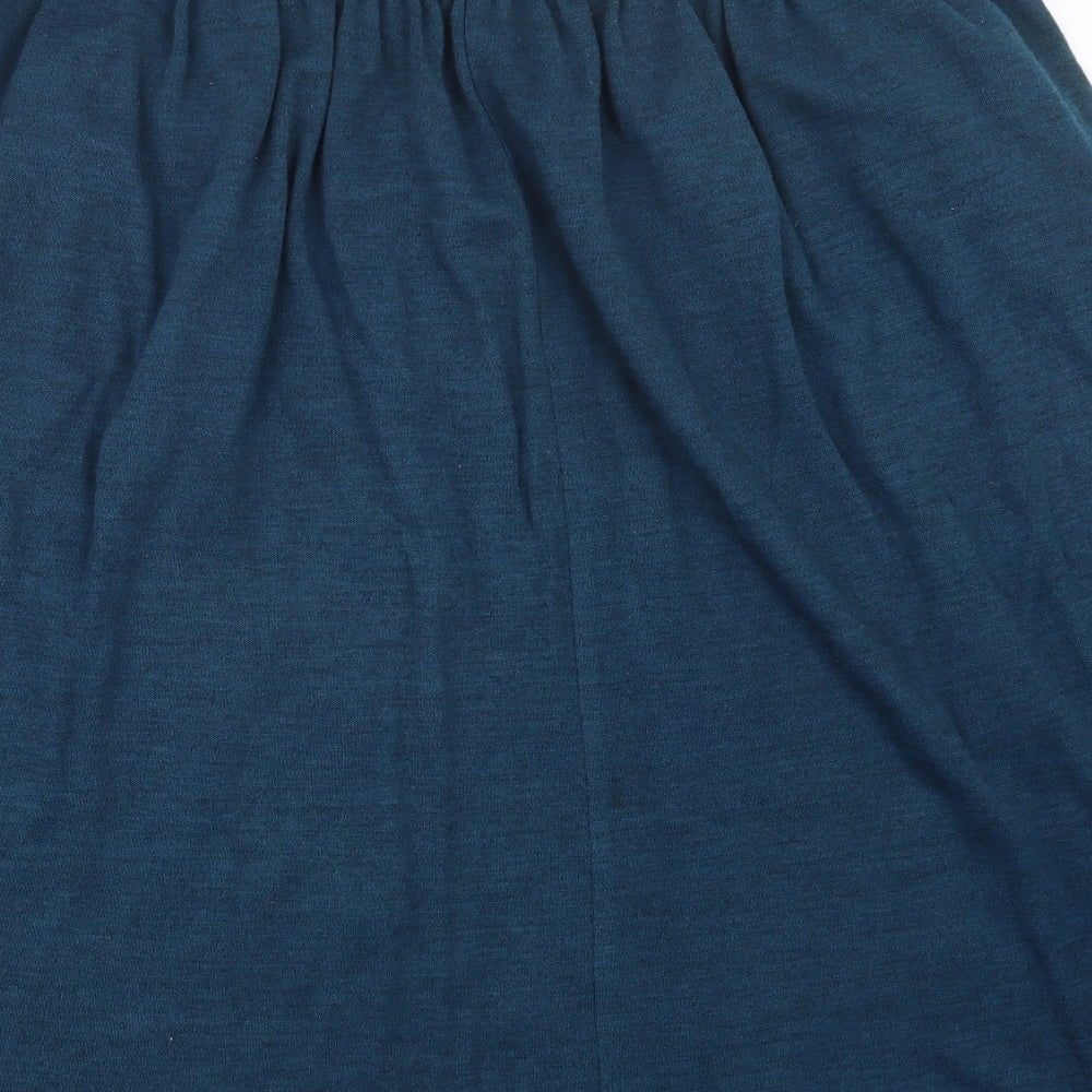 Preworn Womens Blue   A-Line Skirt Size 20