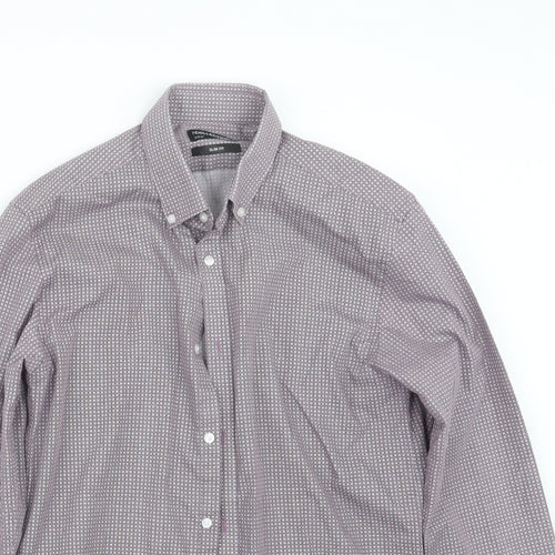 Debenhams Mens Purple    Button-Up Size 14.5