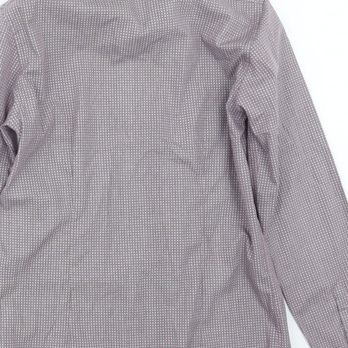 Debenhams Mens Purple    Button-Up Size 14.5