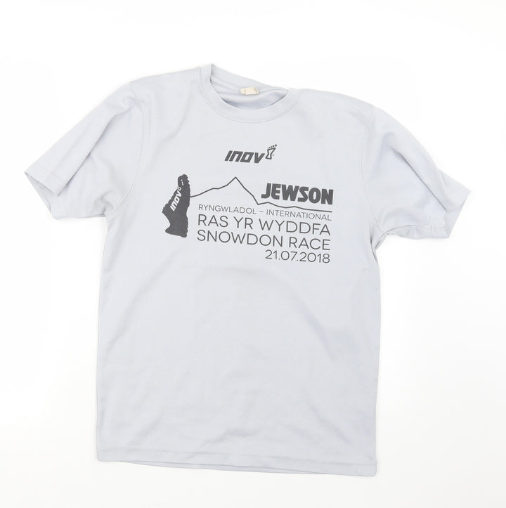 Awdis Mens Grey   Basic T-Shirt Size S