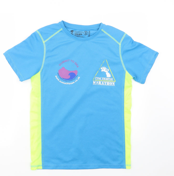 Titan Mens Blue Basic T-Shirt Size S