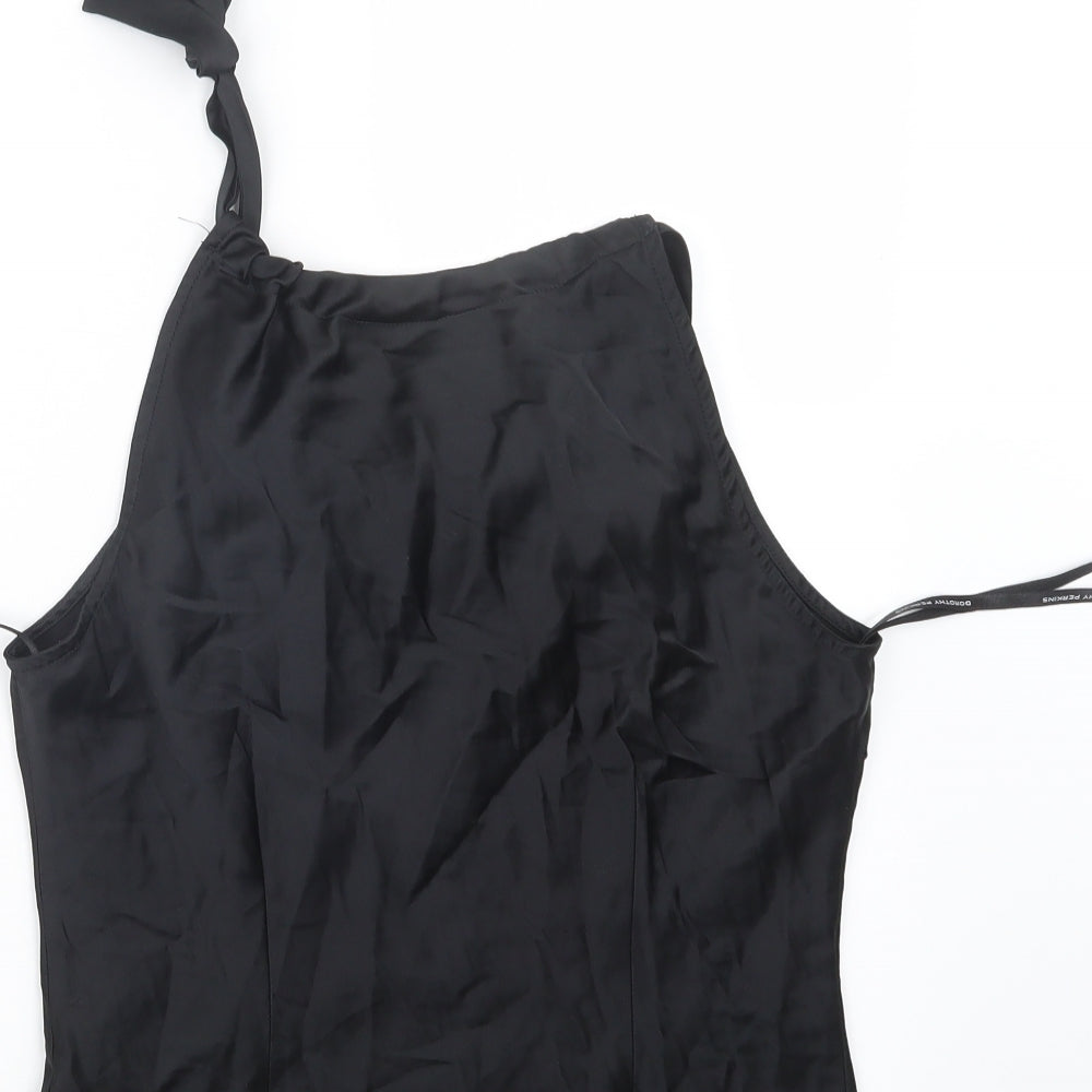 Dorothy Perkins Womens Black   Basic T-Shirt Size 10