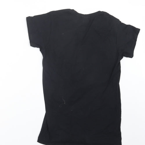 Gildan Womens Black   Basic T-Shirt Size L