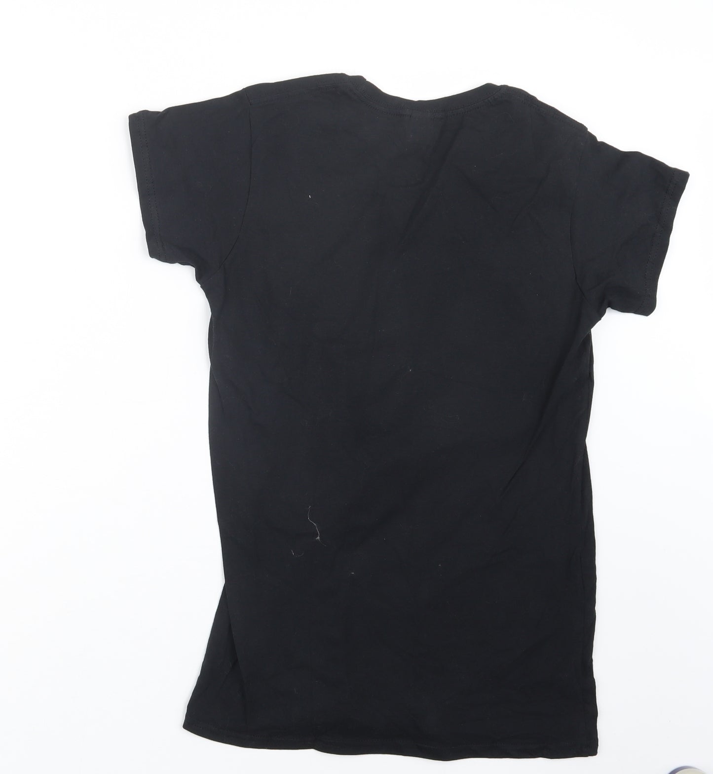 Gildan Womens Black   Basic T-Shirt Size L