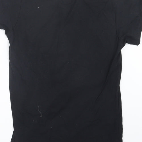 Gildan Womens Black   Basic T-Shirt Size L