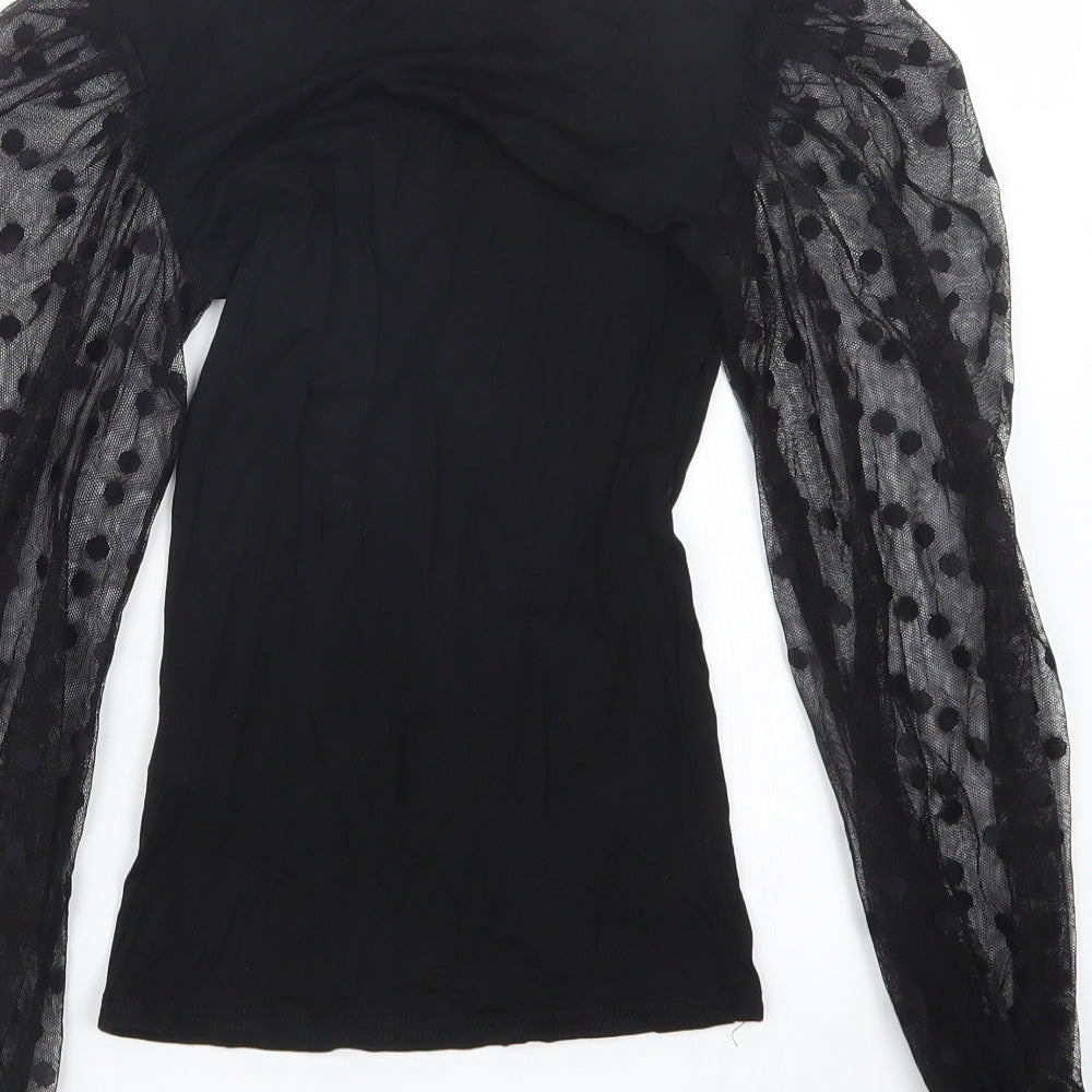 New Look Womens Black   Basic T-Shirt Size 4