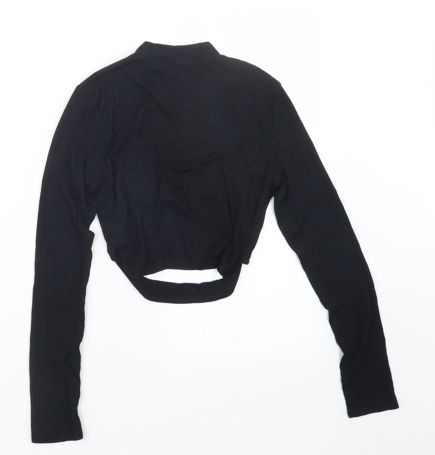 ASOS Womens Black   Cropped T-Shirt Size 6
