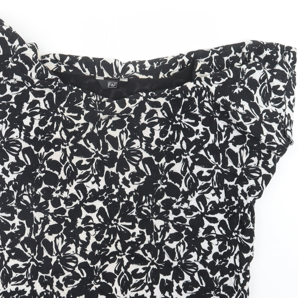 F&F Womens Black   Basic Blouse Size 14