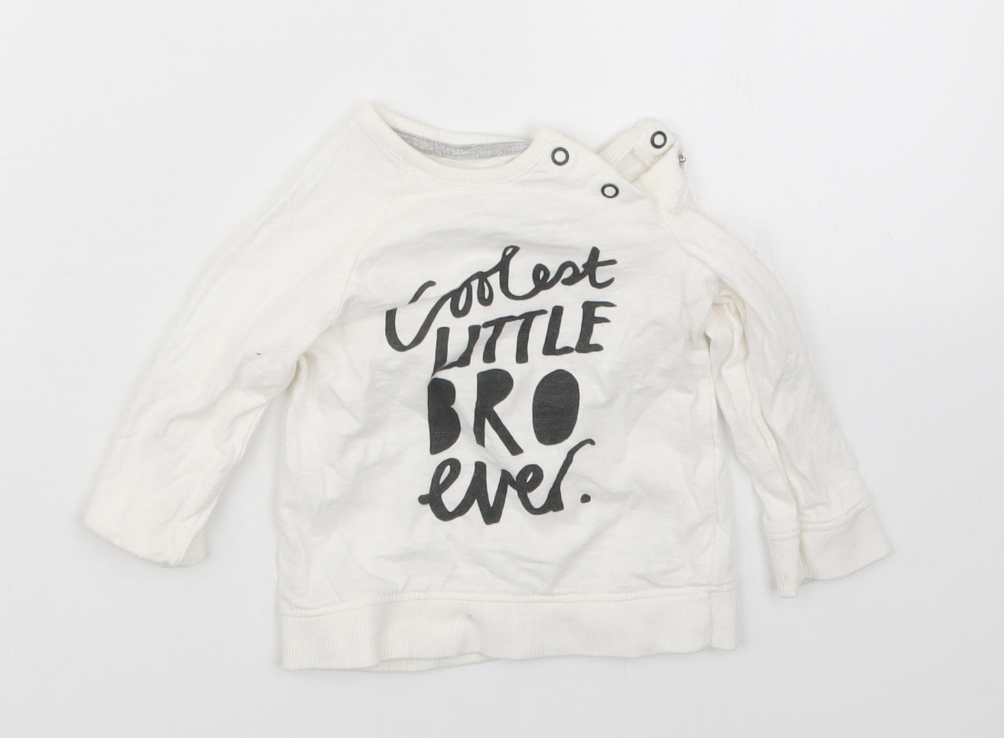 George Boys White   Basic T-Shirt Size 9-12 Months