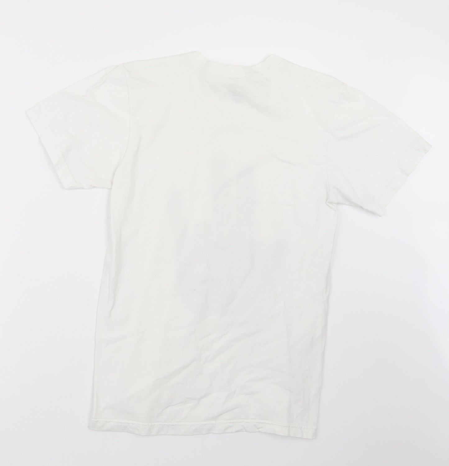 American Apparel Mens White    T-Shirt Size S