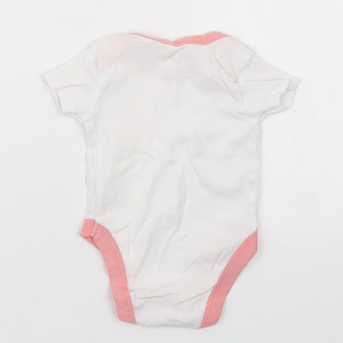 Lily & Dan Girls White   Babygrow One-Piece Size 0-3 Months