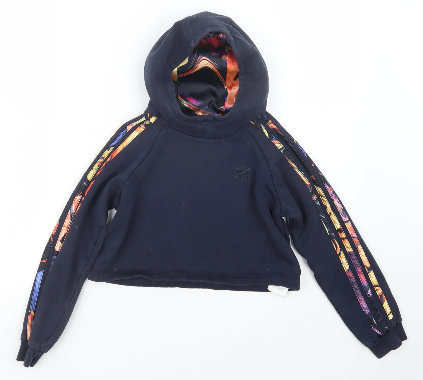 adidas Girls Blue   Pullover Hoodie Size 9-10 Years