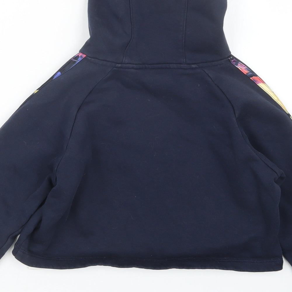 adidas Girls Blue   Pullover Hoodie Size 9-10 Years
