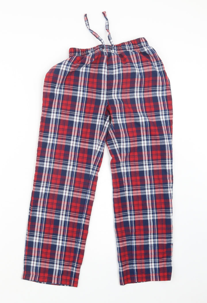 Gap Girls Red Check  Capri Pyjama Pants Size 8 Years