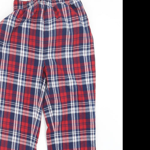 Gap Girls Red Check  Capri Pyjama Pants Size 8 Years