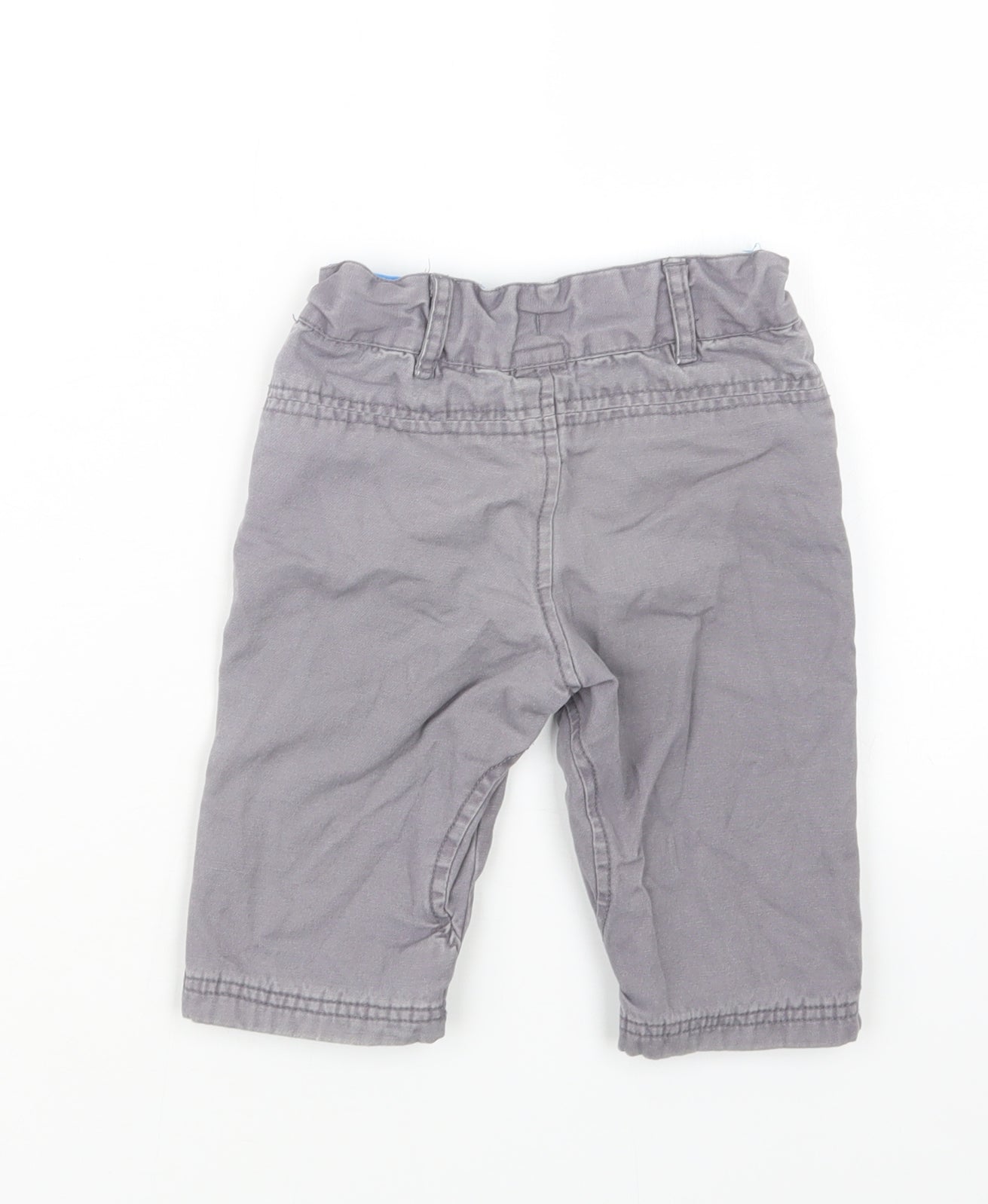 F&F Boys Grey   Cropped Trousers Size 9-12 Months