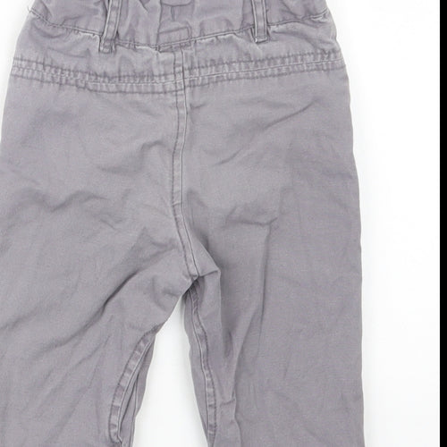 F&F Boys Grey   Cropped Trousers Size 9-12 Months