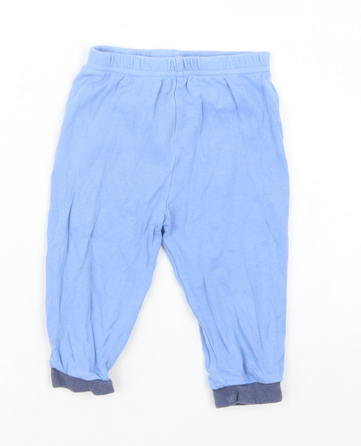 George Boys Blue Geometric  Capri Pyjama Pants Size 9-12 Months