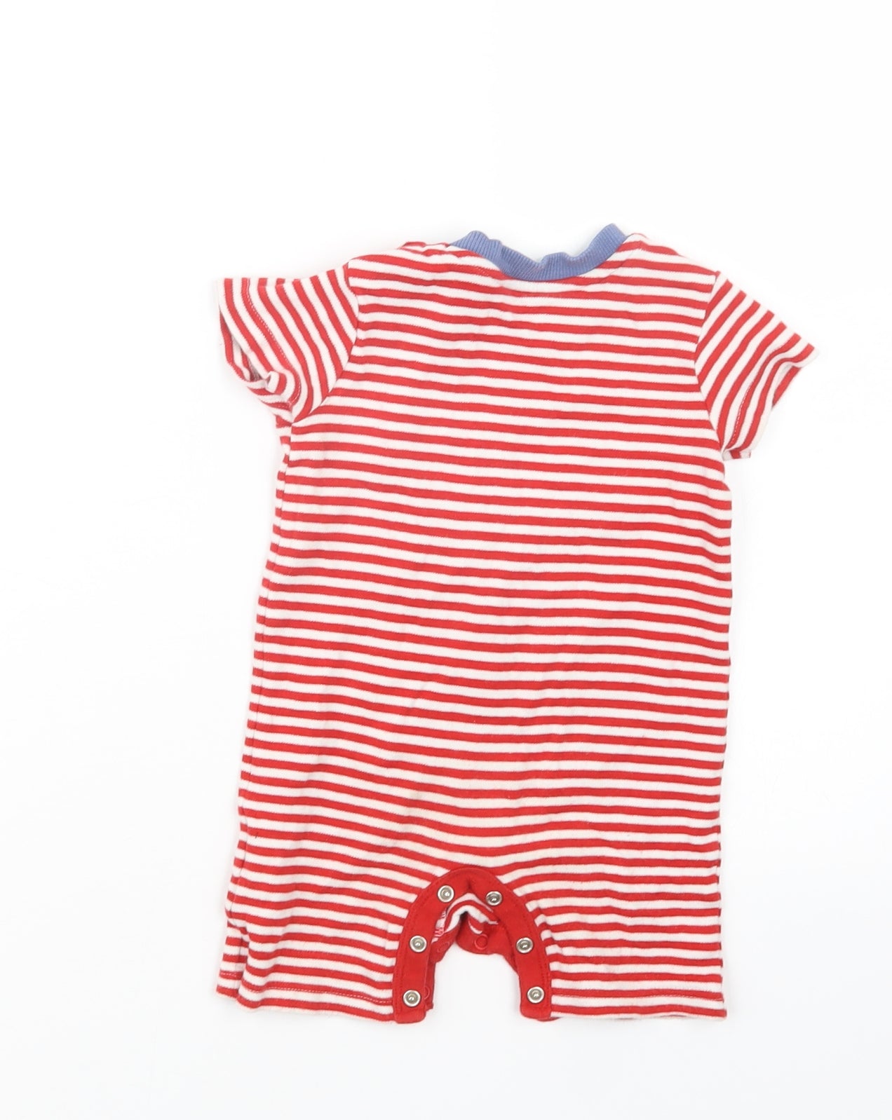 George Boys Red Striped  Coverall Outfit/Set Size 9-12 Months