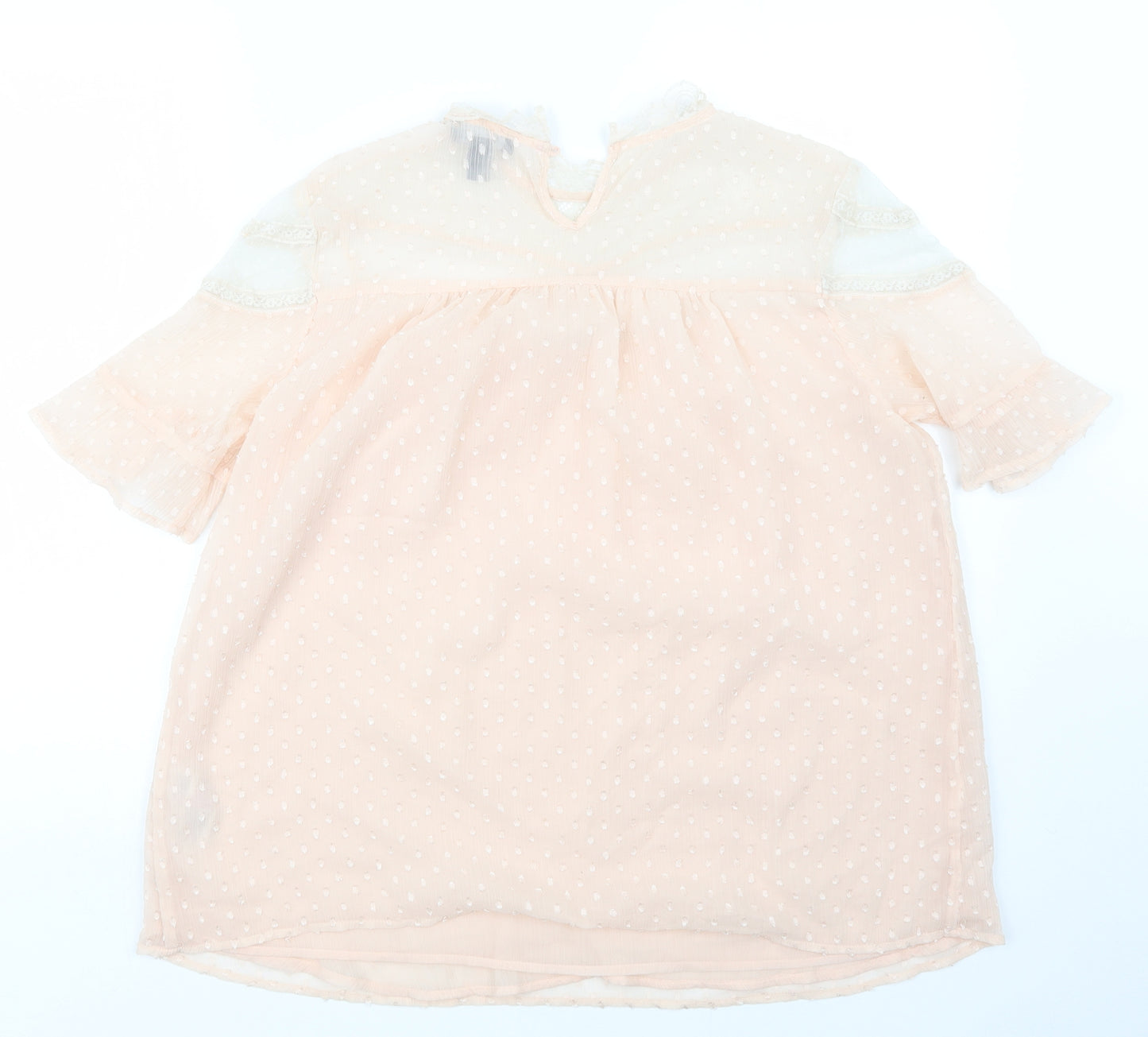 New Look Maternity Womens Pink   Basic Blouse Size 14