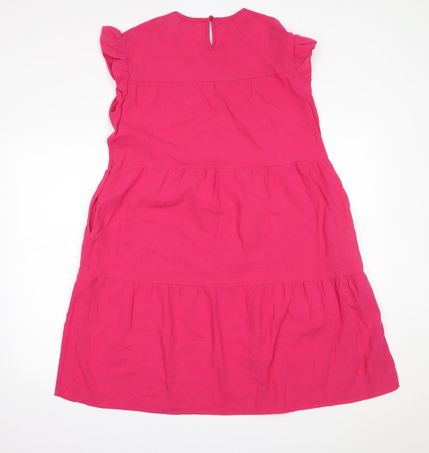 Vonda Womens Pink   A-Line  Size S