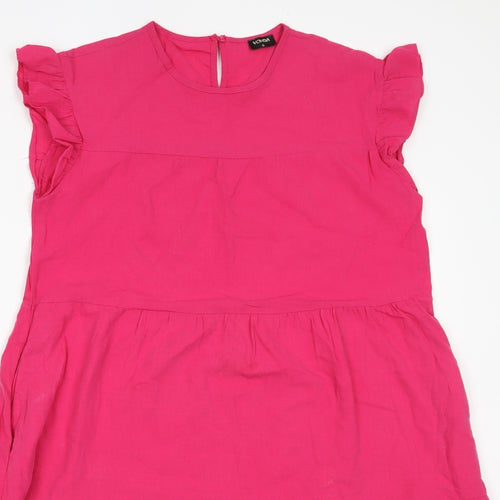 Vonda Womens Pink   A-Line  Size S