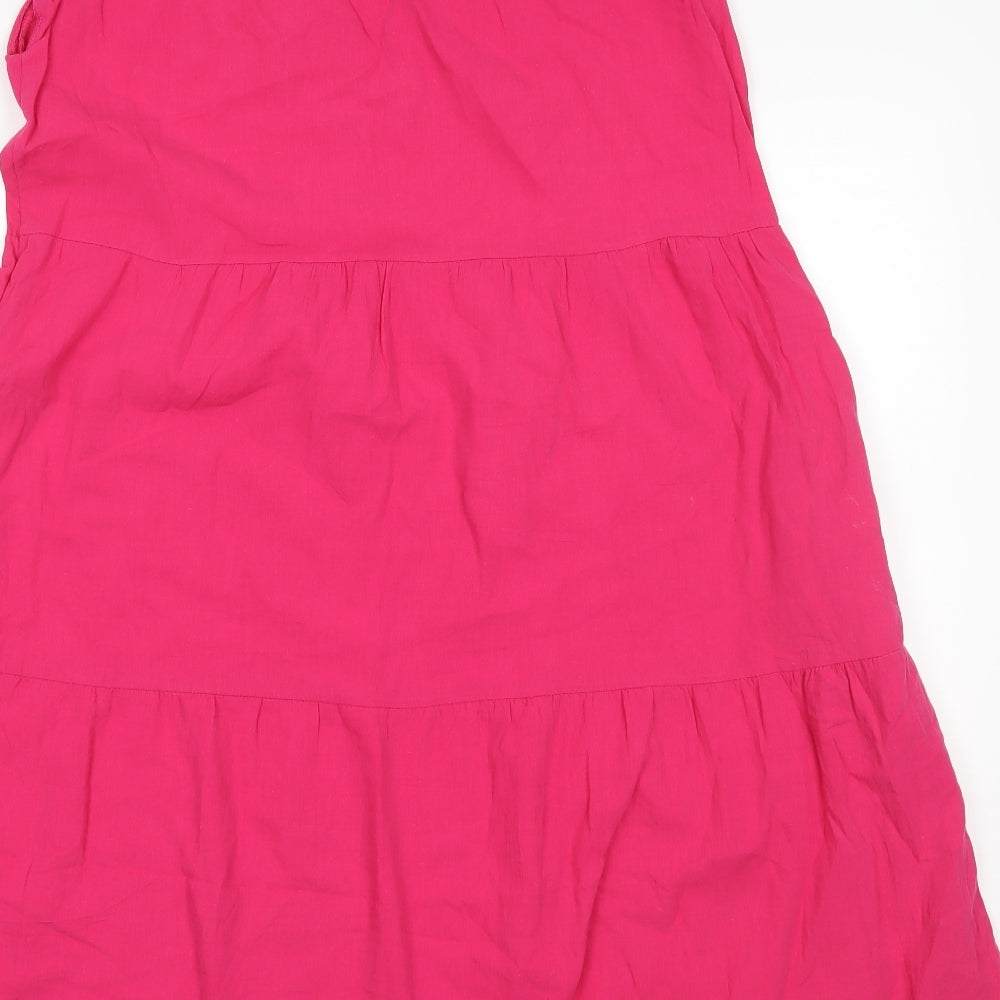 Vonda Womens Pink   A-Line  Size S