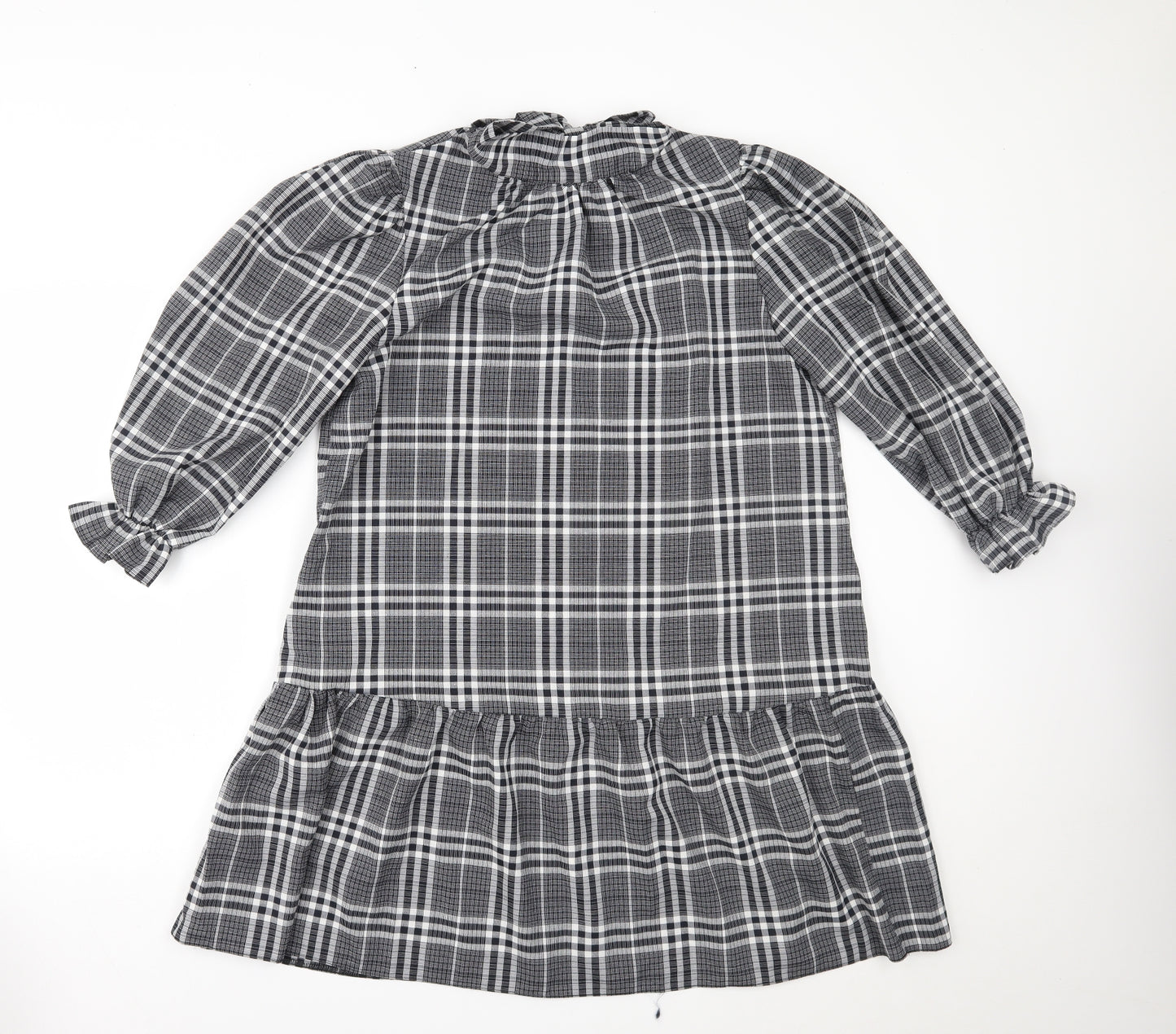Red Herring Womens Black Check  Shift  Size 14