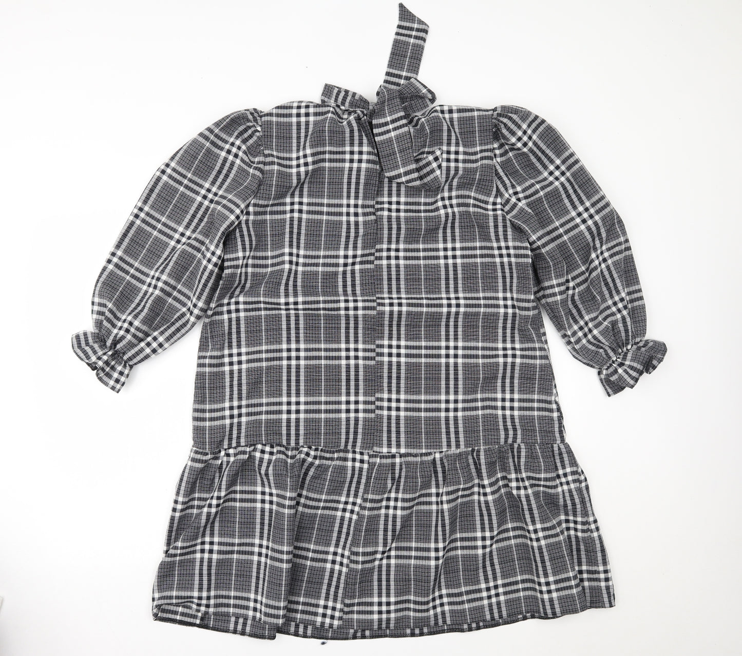 Red Herring Womens Black Check  Shift  Size 14