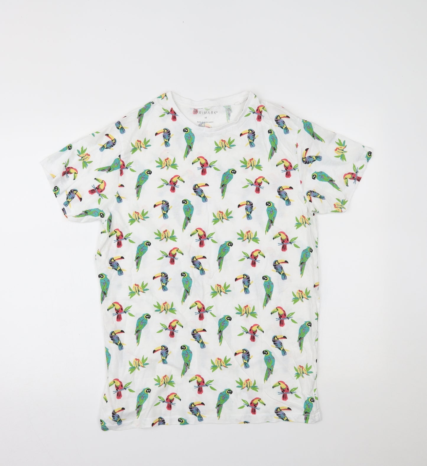Primark Womens Multicoloured   Basic T-Shirt Size M