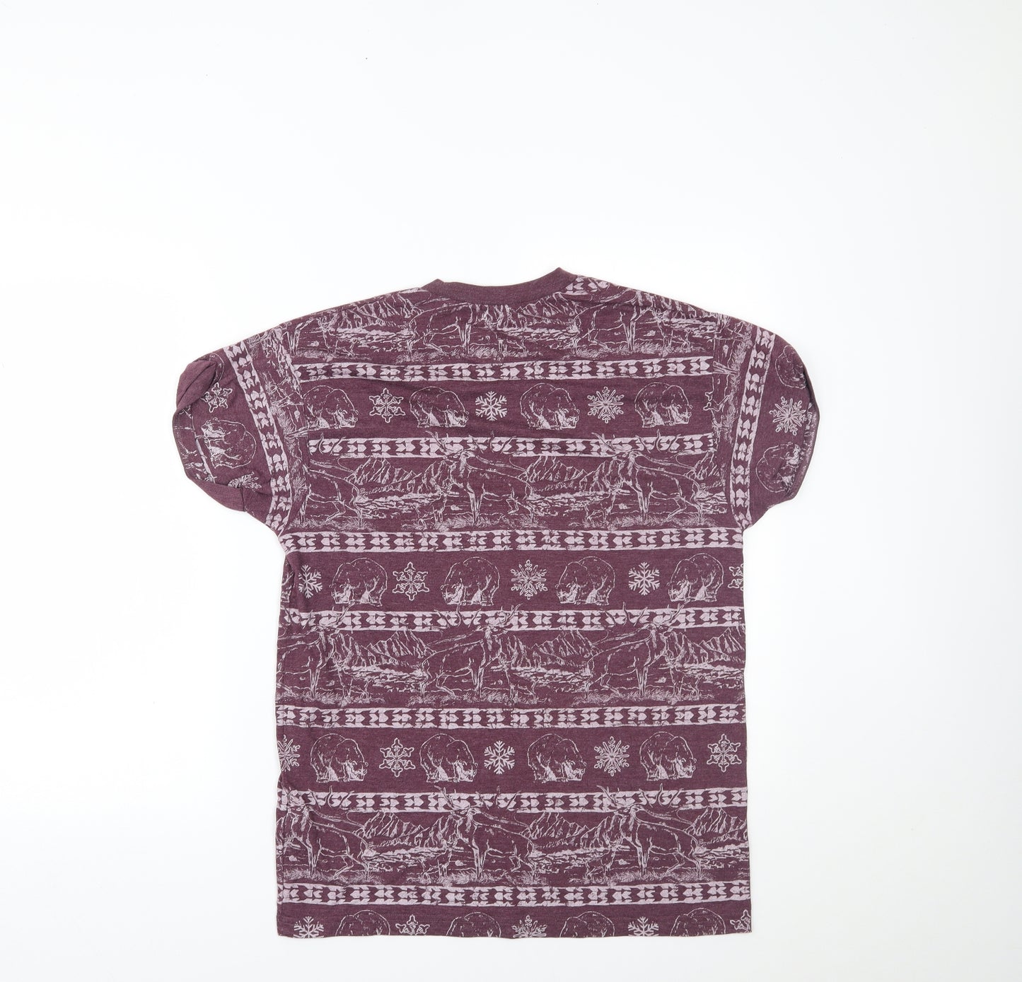 Topman Mens Purple    T-Shirt Size M