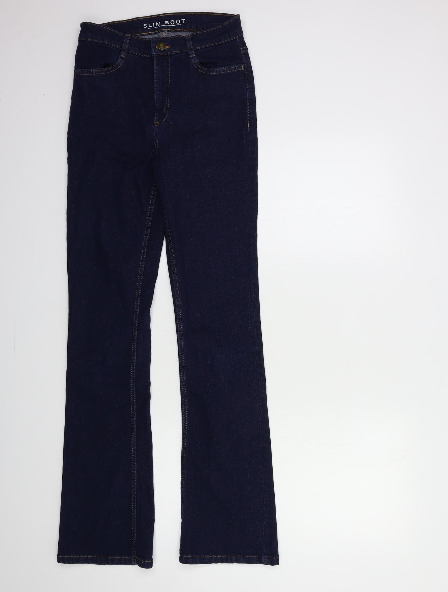 Marks and Spencer Womens Blue  Denim Bootcut Jeans Size 8 L32 in
