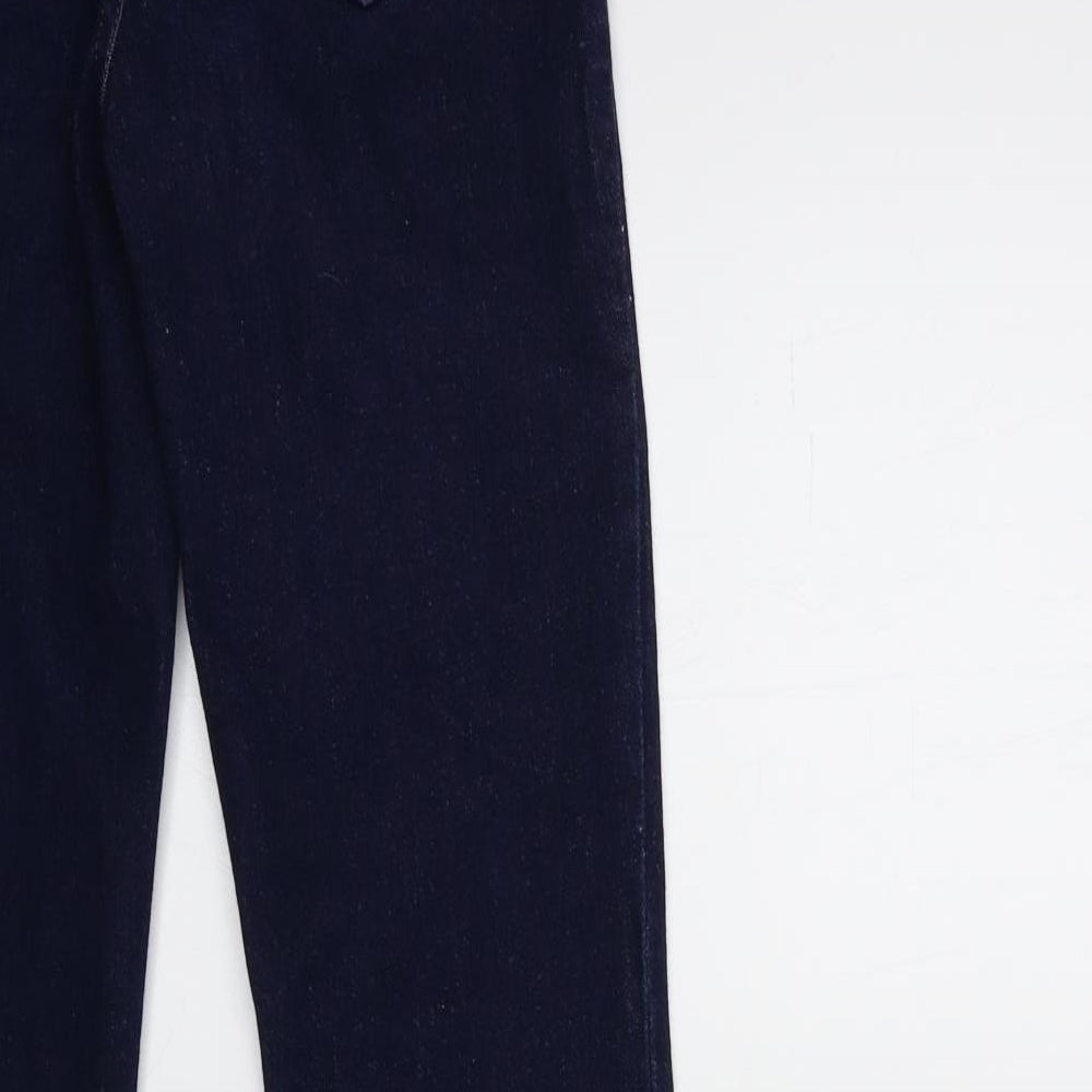 Marks and Spencer Womens Blue  Denim Bootcut Jeans Size 8 L32 in