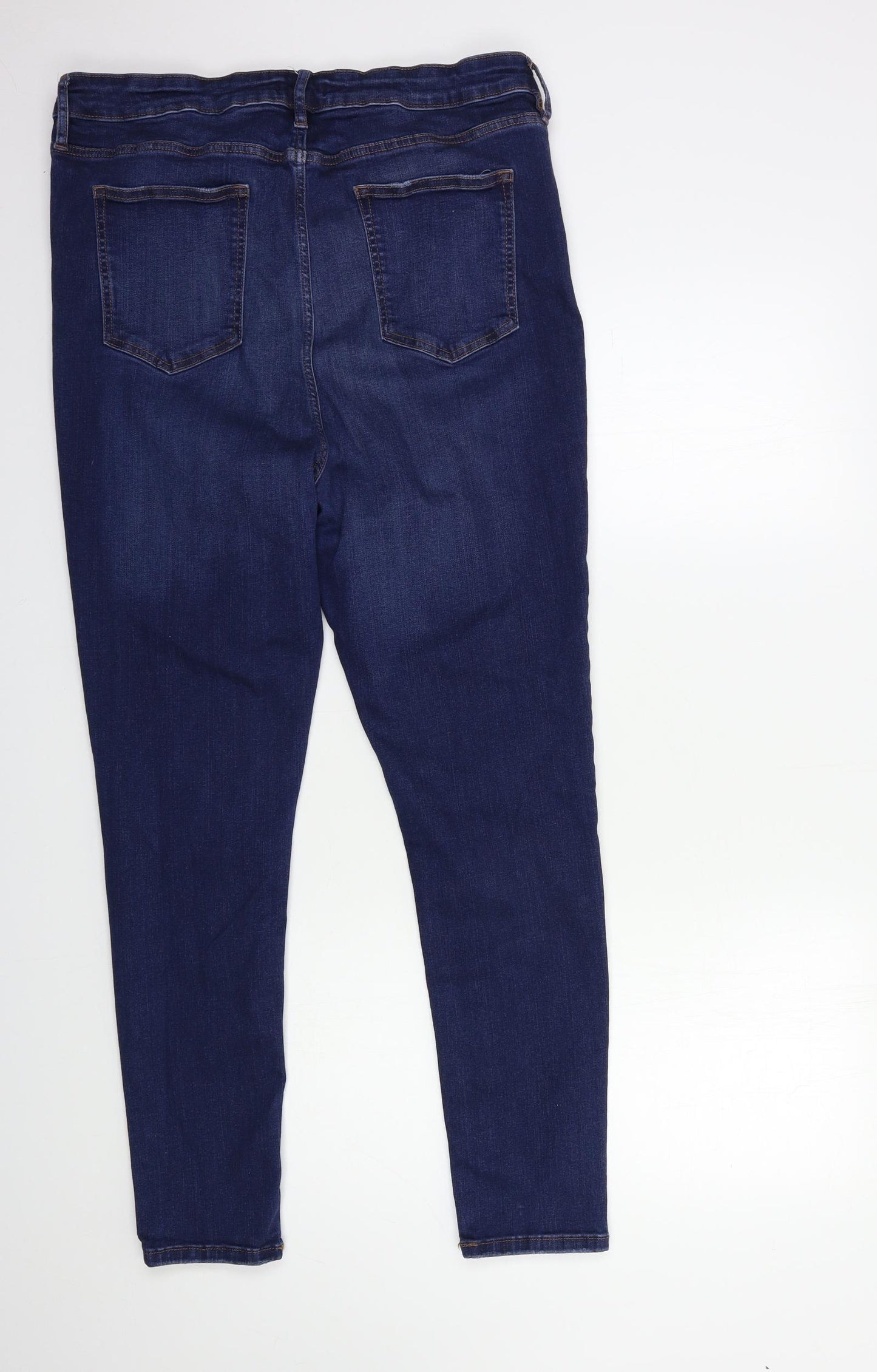 F&F Womens Blue  Denim Skinny Jeans Size 20 L27 in